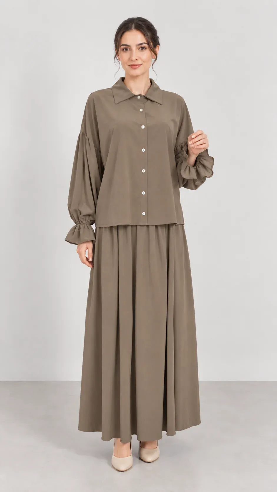 Ensemble Lyna, taupe